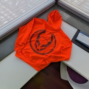 Cyberdog Hoodie Neon Orange Unisex Size S/M